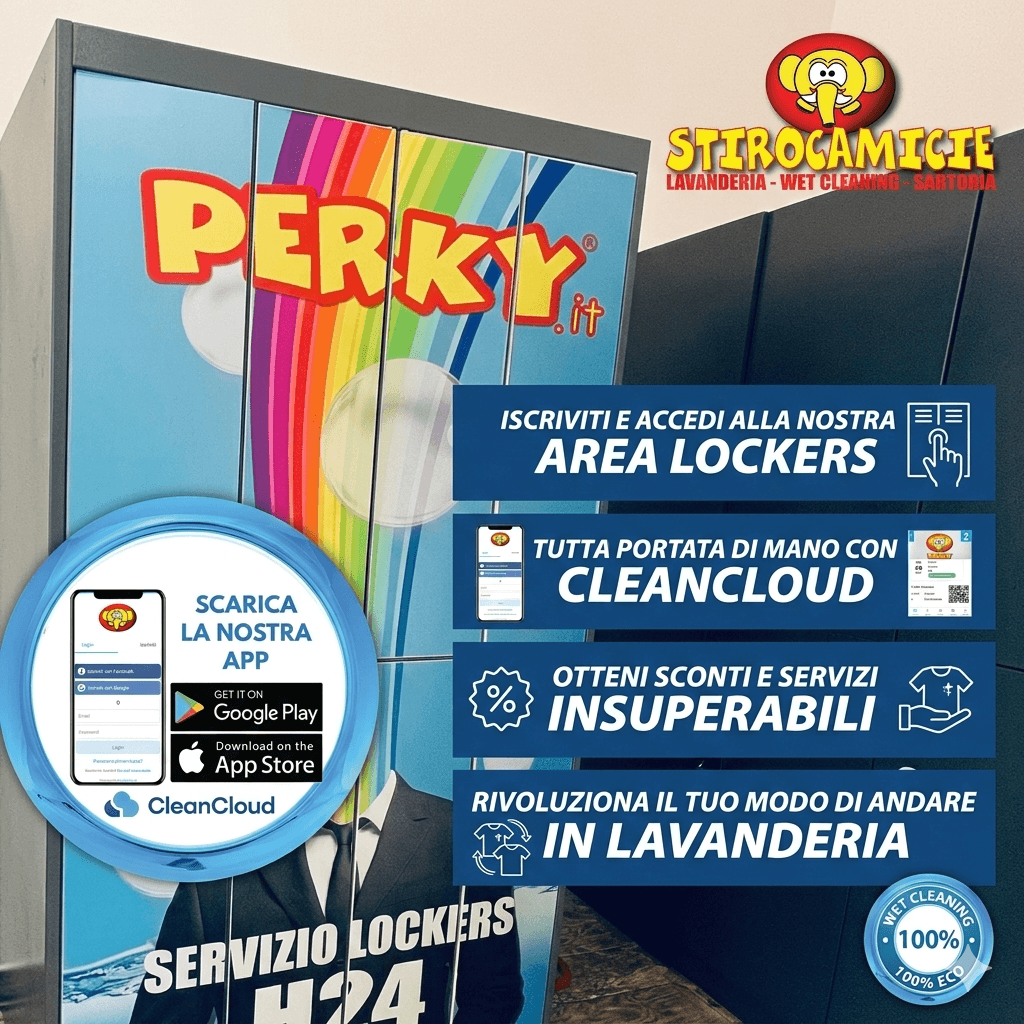 App CleanCloud e area lockers PERKY INSIDE: iscrizione, accesso e vantaggi